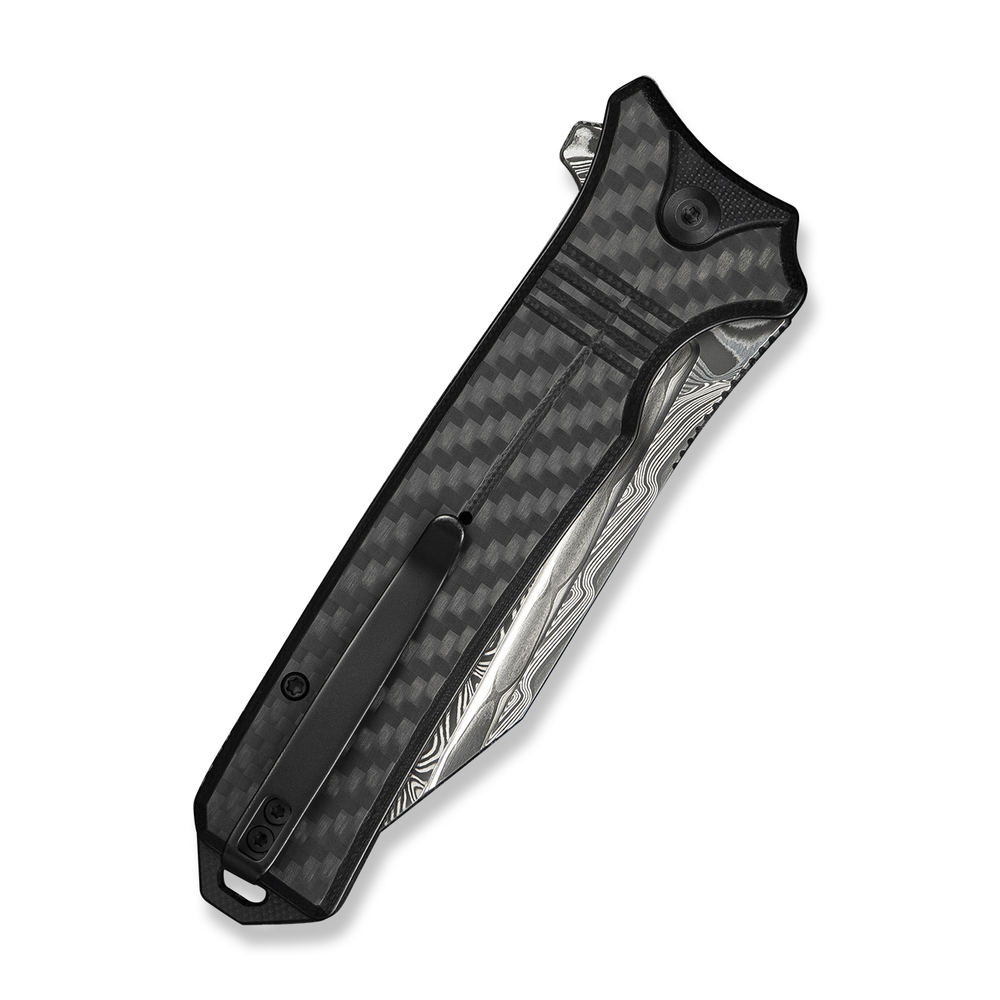 Нож складной туристический Civivi Neurohaptic, (9.5 см) Damascus / Carbon Fiber & G10